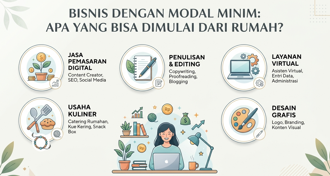 Bisnis dengan Modal Minim: Apa yang Bisa Dimulai dari Rumah?
